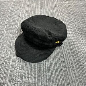 Fasthouse Stargazer Corduroy Fiddler Hat Black Women’s NWT Newsboy Cap